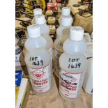 6 - 1 litre bottles of sludge and flux remover ** New & unused **