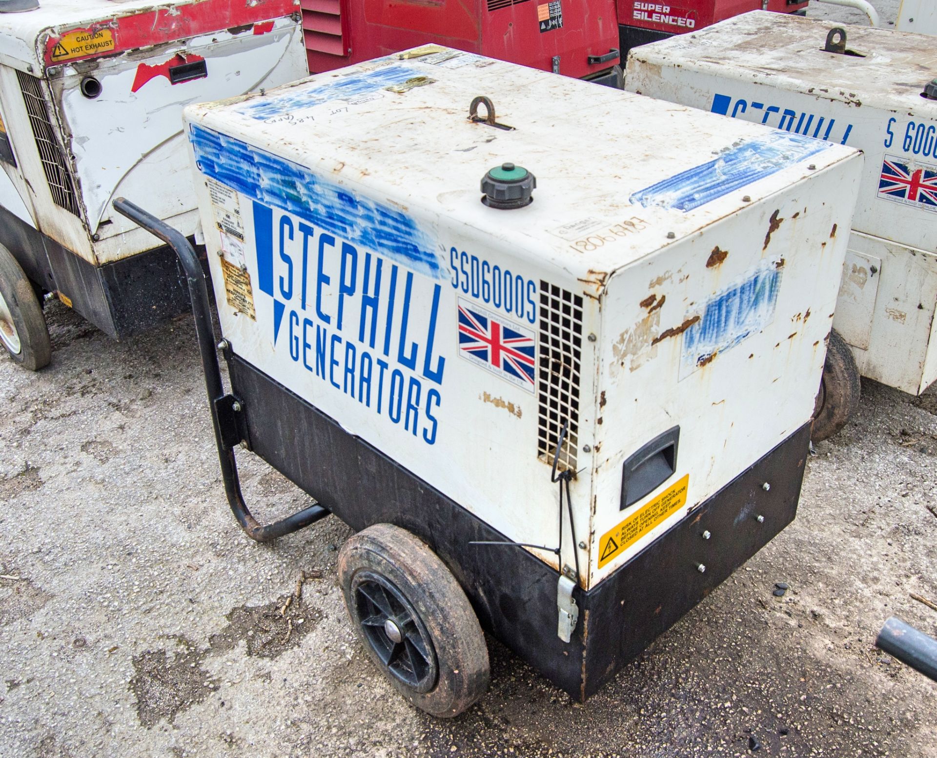 Stephill 6 kva diesel driven generator S/N: 27690 Recorded Hours: 1417 18066787 - Image 2 of 6