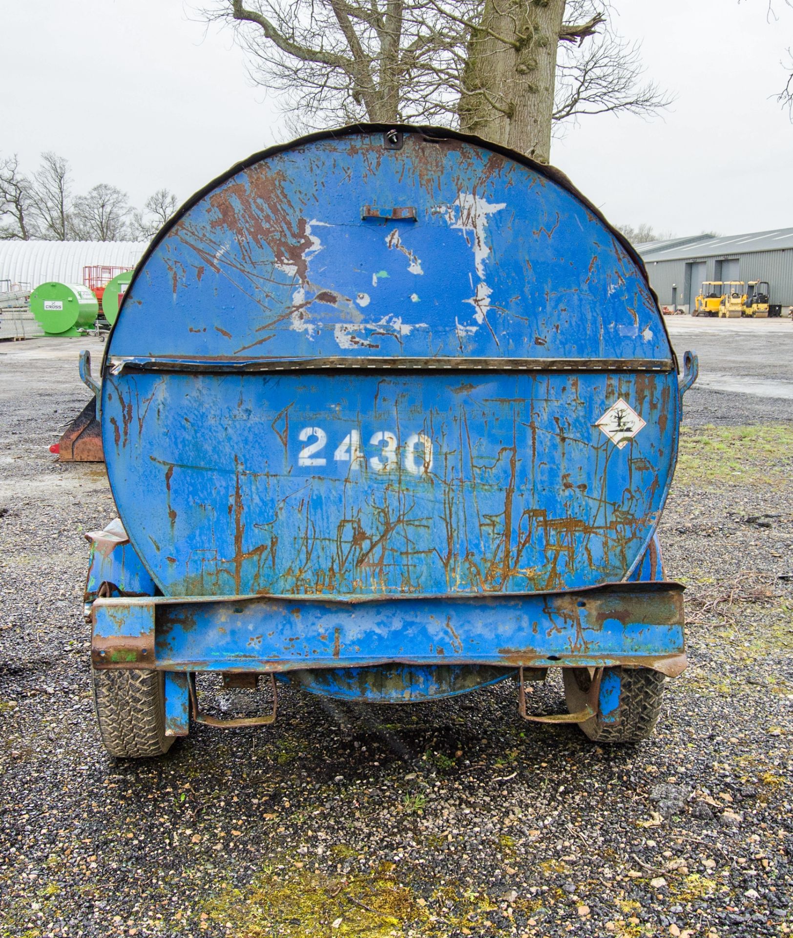 Trailer Engineering 2140 litre site tow bunded fuel bowser c/w manual pump, delivery hose & nozzle - Image 6 of 7