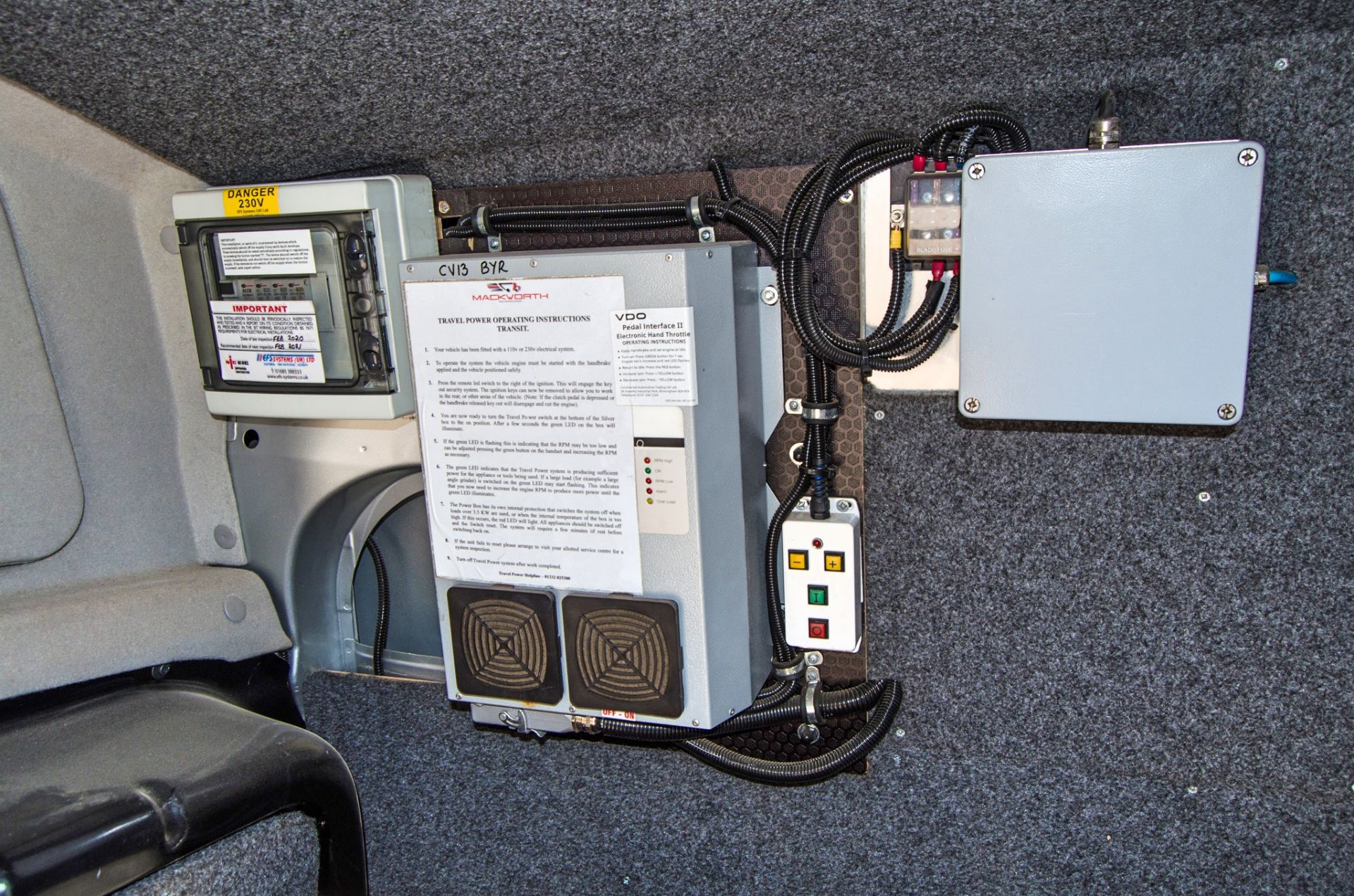 Ford Transit 125 T350 2198cc diesel RWD LWB 6 speed manual drain surveillance panel van Registration - Image 28 of 38