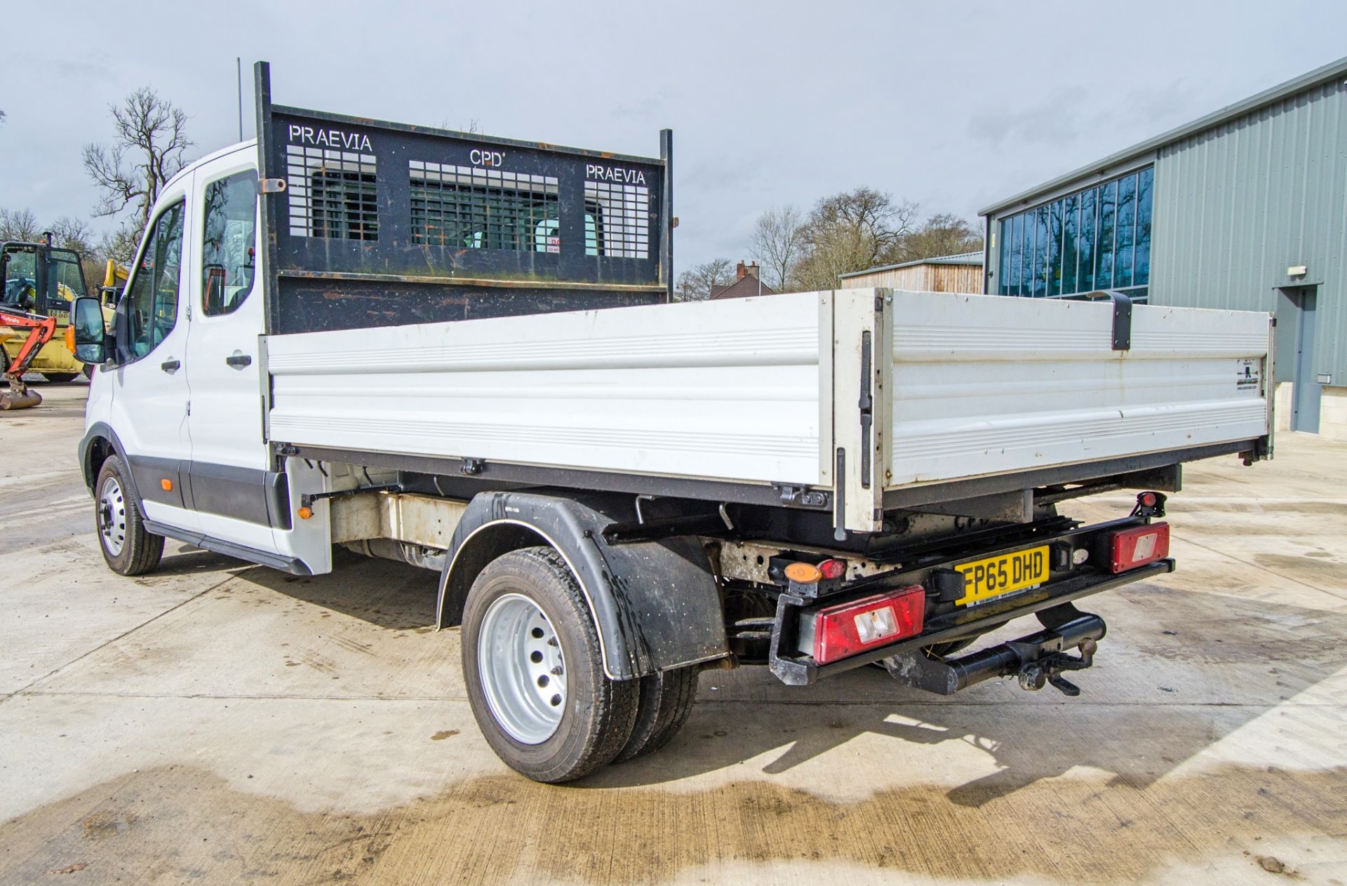 Ford Transit 350 2198cc 6 speed manual crew cab tipper  Registration Number: FP65 DHD Date of - Image 4 of 35