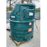 Harlequin 1400FS 1400 litre bunded fuel bowser c/w 240v pump, delivery meter, hose & nozzle