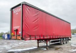 Montracon 13.1 metre tri-axle curtain side trailer Year: 2011 S/N: H07900002616 Reg/Ident Mark: