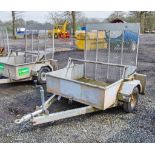Hazlewood single axle traffic light trailer Bed size: 4ft 7 inch wide x 4ft long A786535