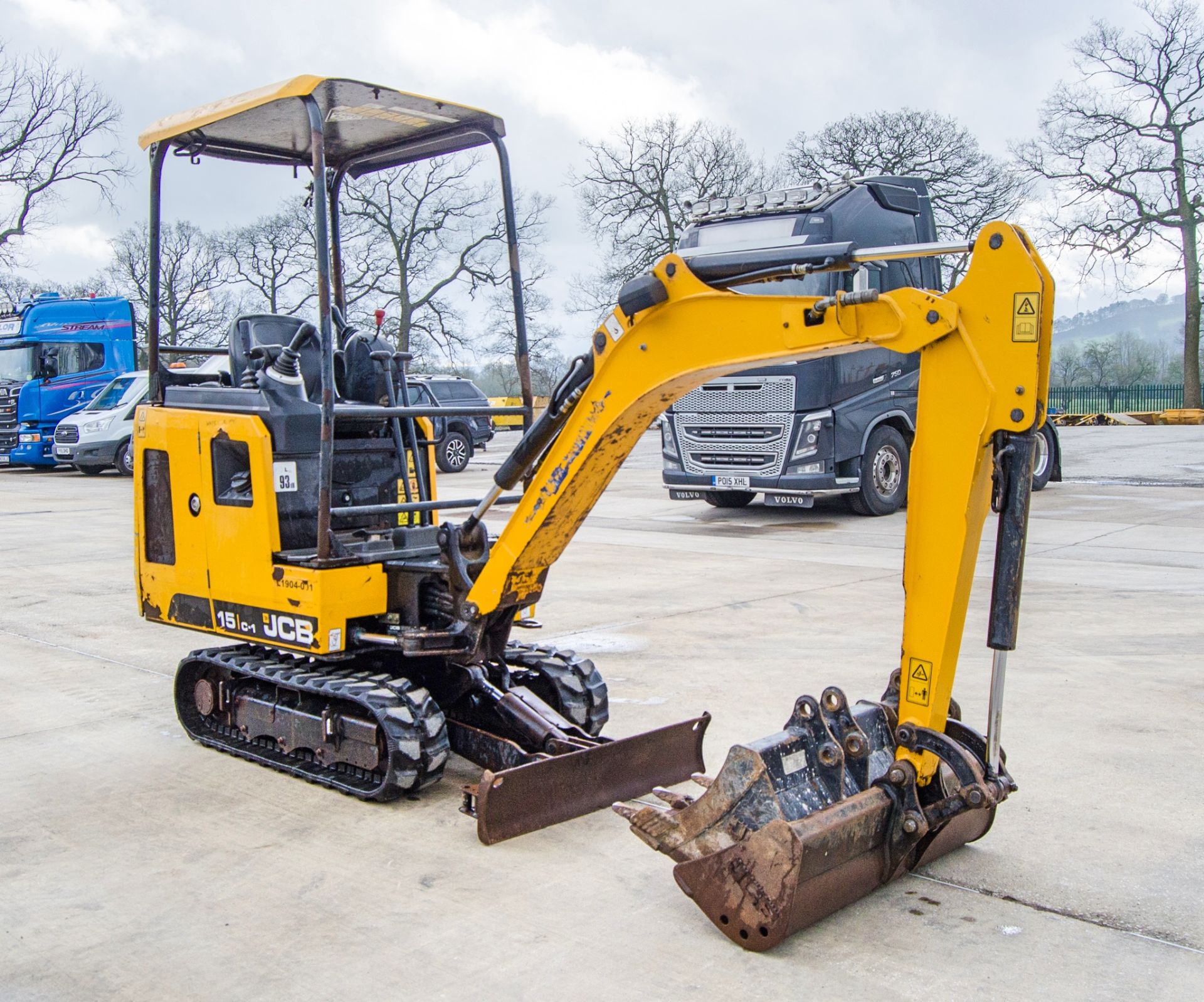 JCB 15C-1 1.5 tonne rubber tracked mini excavator Year: 2019 S/N: 2710238 Recorded Hours: 1142 - Bild 2 aus 23