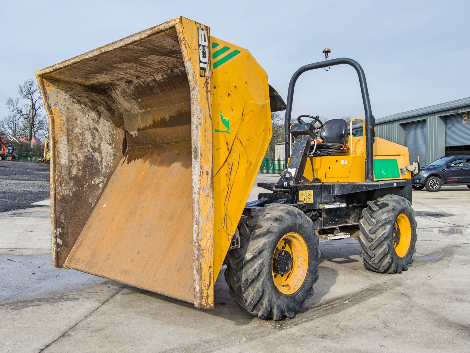 JCB 6 tonne straight skip dumper Year: 2016 S/N: EGGRK0309 Recorded Hours: 1383 A727185 - Image 9 of 23