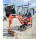 Kubota K008-3 0.8 tonne rubber tracked micro excavator Year:2018 S/N: 31312 Recorded Hours: 916
