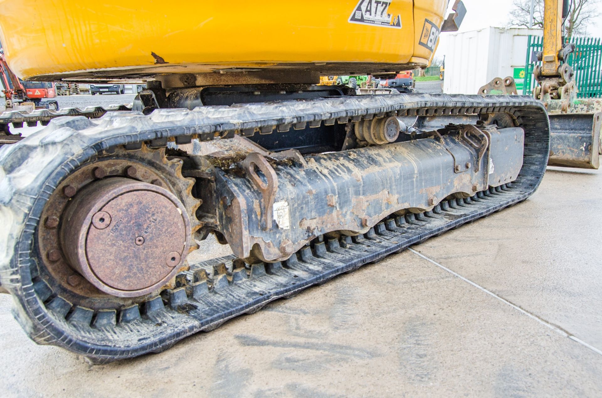 JCB 8030 ZTS 3 tonne rubber tracked excavator Year: 2018 S/N: 2432920 Recorded Hours: 2328 blade, - Image 12 of 24