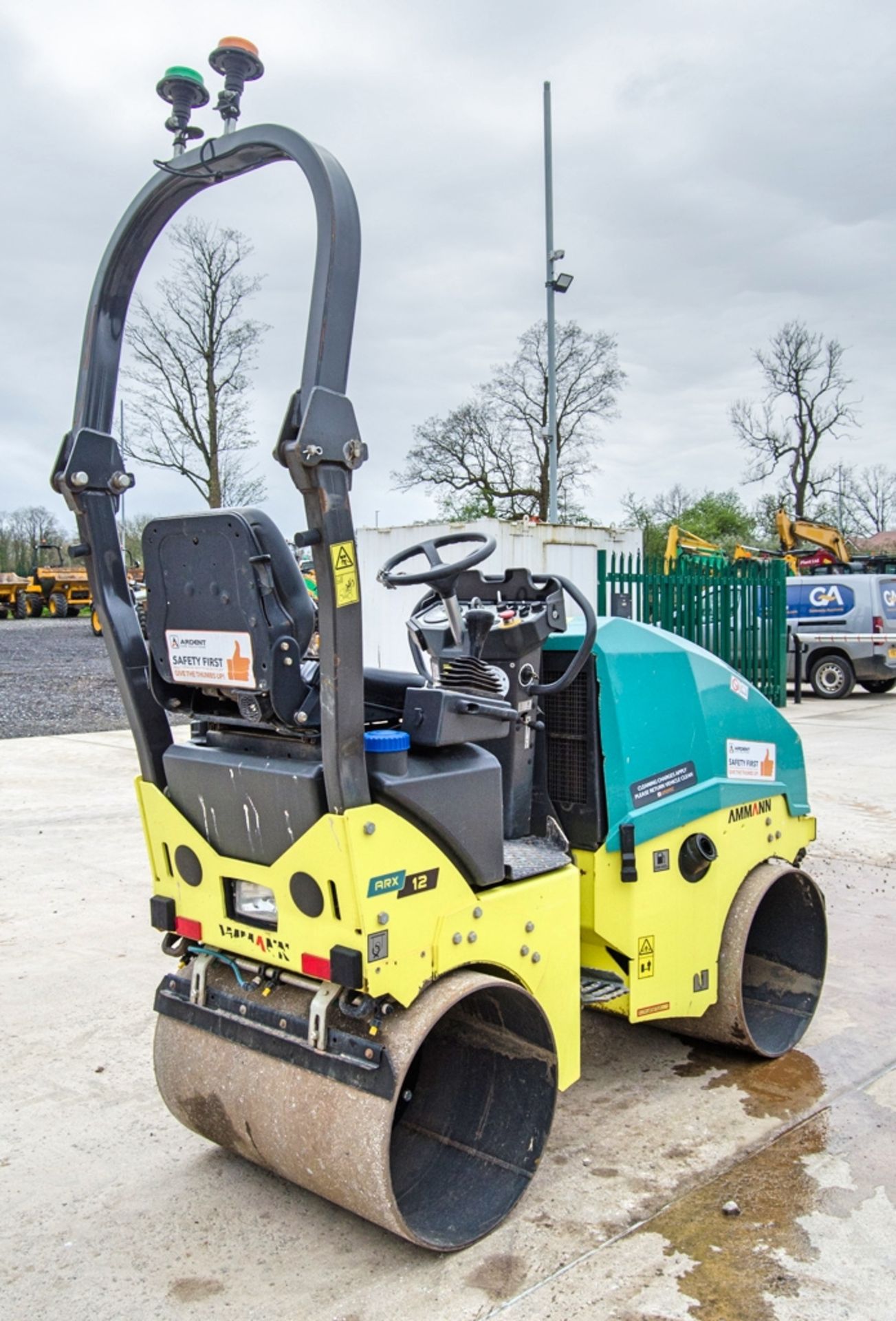 Ammann ARX12 double drum ride on roller Year: 2021 S/N: 3003619 Recorded Hours: 277 RTD080052 - Image 3 of 20