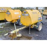 Western Abbi 950 litre fast tow bunded fuel bowser c/w manual pump, delivery hose & nozzle 14031402