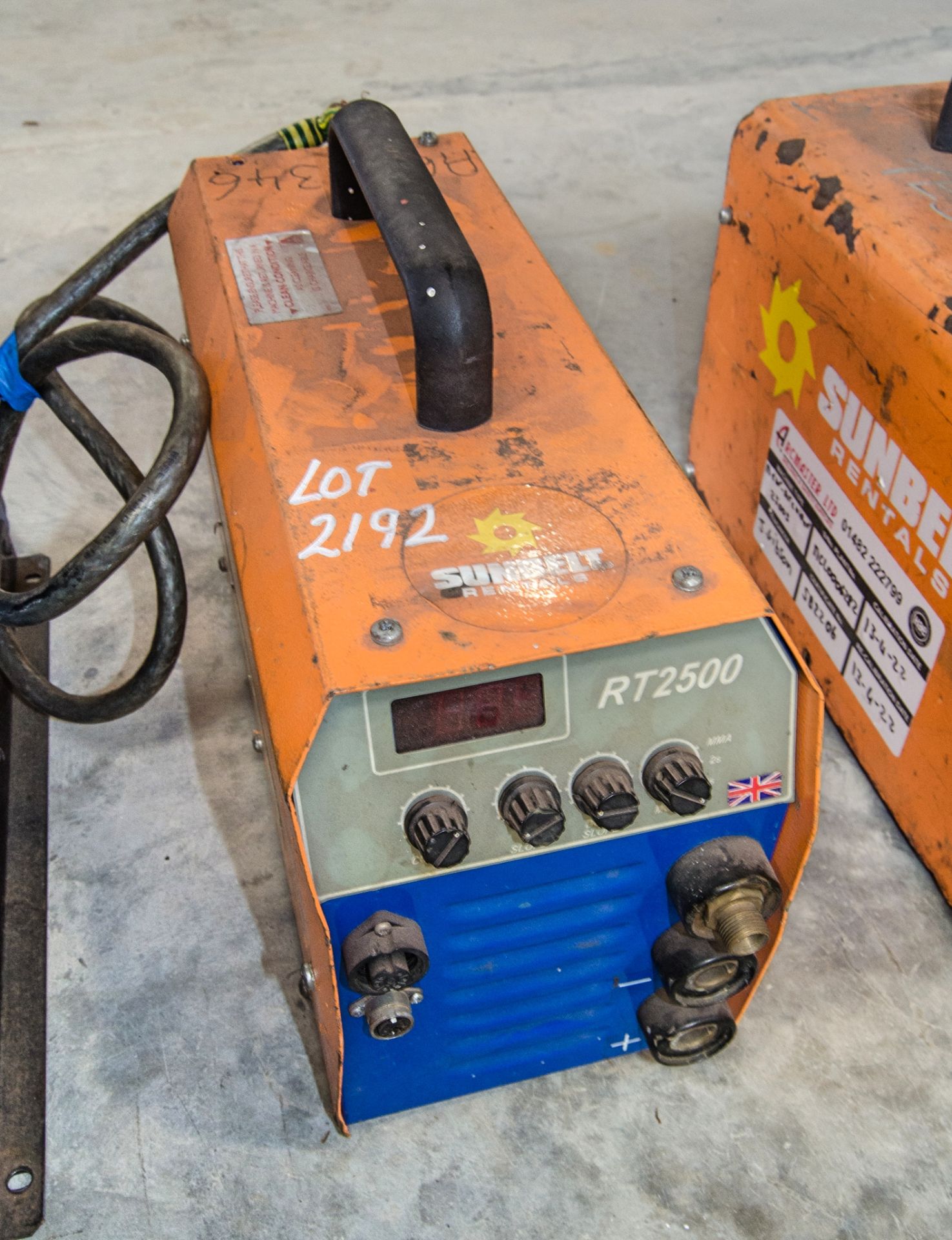 Newarc RT2500 3 phase welder A606346