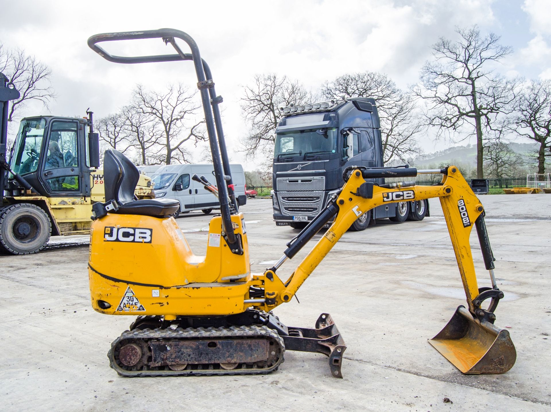 JCB 8008 CTS 0.8 tonne rubber tracked micro excavator Year: 2017 S/N: 1930304 Recorded Hours: 1126 - Bild 8 aus 27