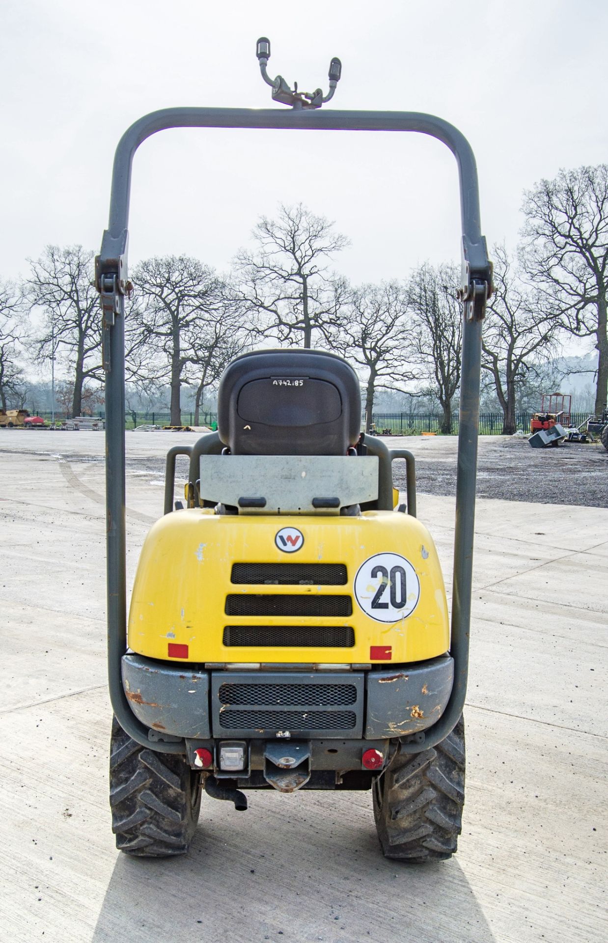 Wacker Neuson 1001 1 tonne hi-tip dumper Year: 2016 S/N: CPAL00691 Recorded Hours: 1238 A742185 - Image 6 of 24