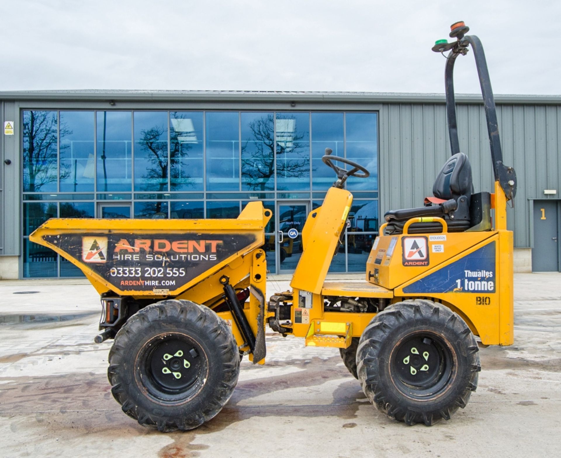 Thwaites 1 tonne hi-tip dumper Year: 2018 S/N: 817E1343 Recorded Hours: 1238 01DU0026 - Image 7 of 23