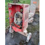 Belle Premier 100XT diesel driven site mixer for spares ** Drum, bonnet, axle & engine parts missing