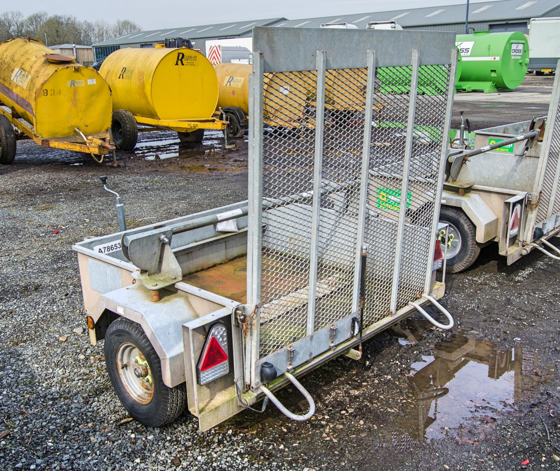 Hazlewood single axle traffic light trailer Bed size: 4ft 7 inch wide x 4ft long A786535 - Bild 4 aus 5