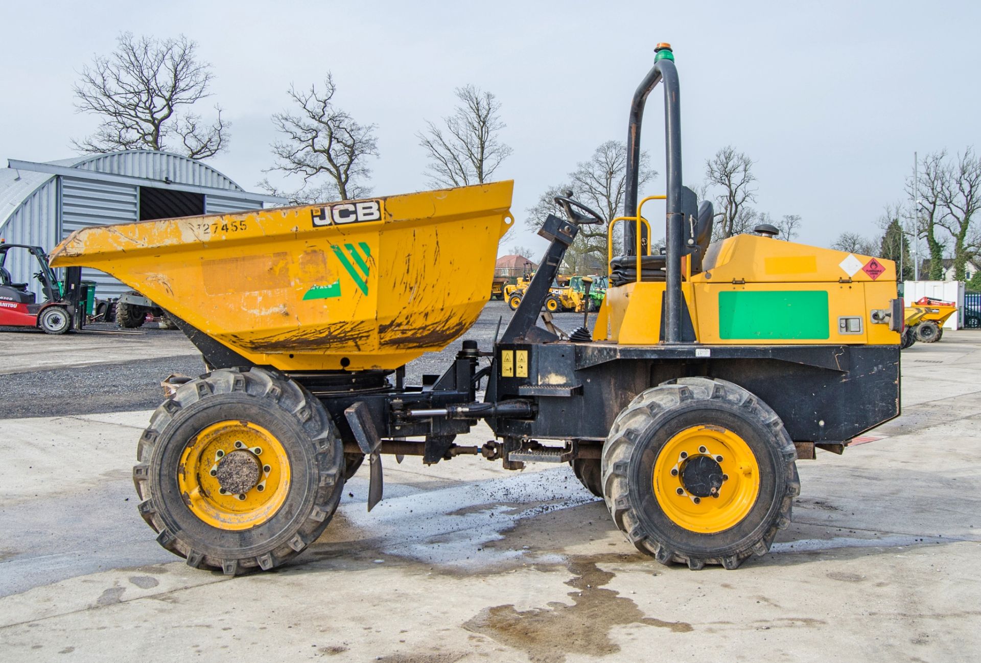 JCB 6 tonne swivel skip dumper Year: 2016 S/N: EGGRL9740 Recorded Hours: 1440 c/w V5C certificate - Bild 7 aus 24