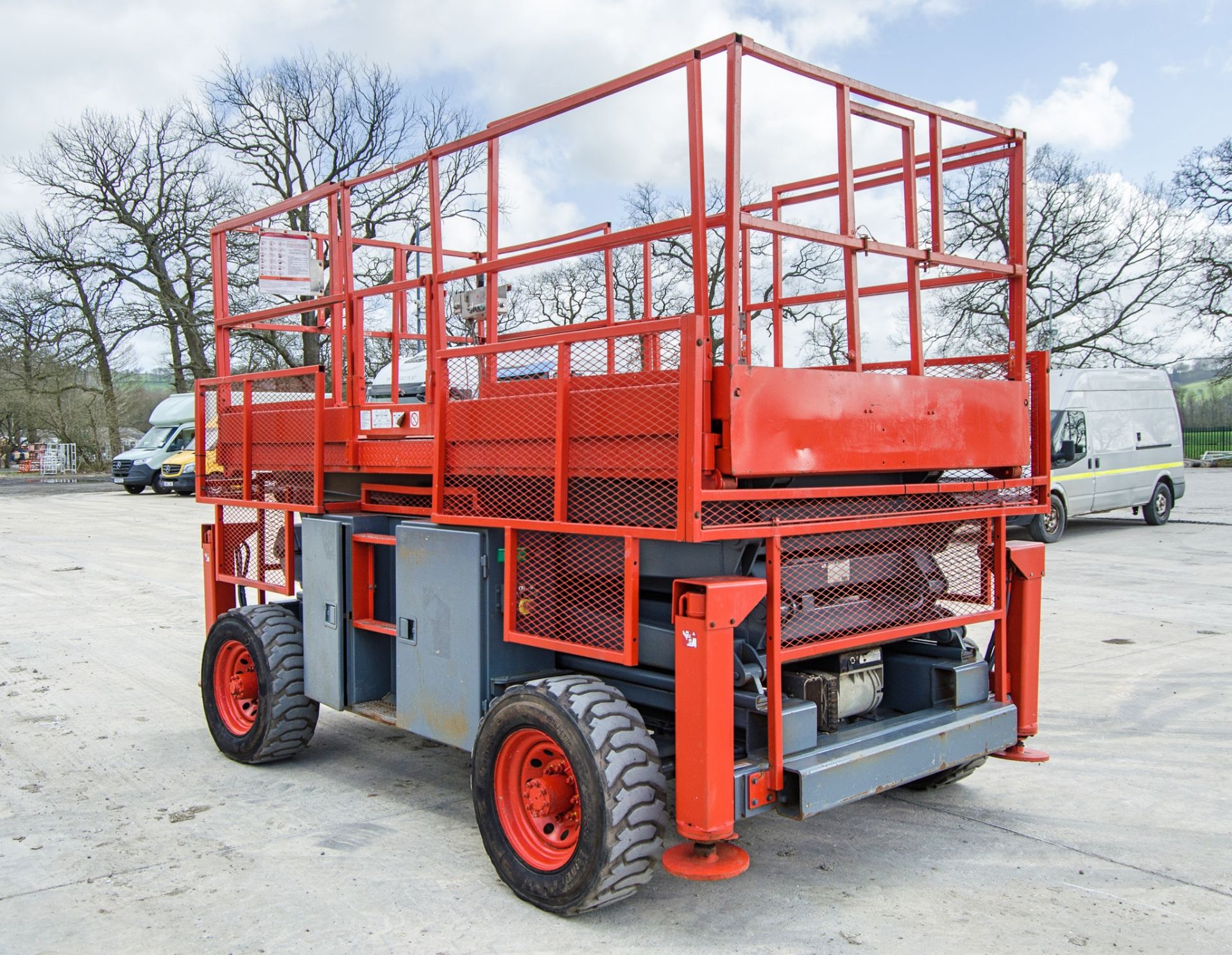 Skyjack SJ8831 diesel driven rough terrain scissor lift access platform Year: 2007 S/N: 3600039 - Image 2 of 22