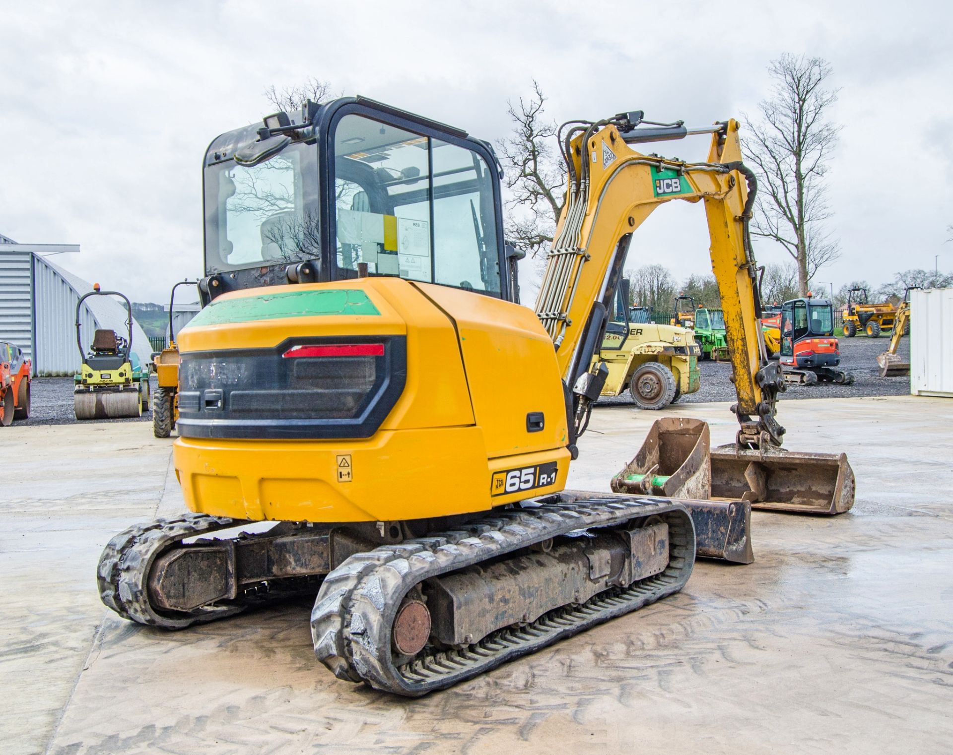 JCB 65 R-1 6.5 tonne rubber tracked excavator Year: 2015 S/N: 1914102 Recorded Hours: 161 (Clock - Image 3 of 26