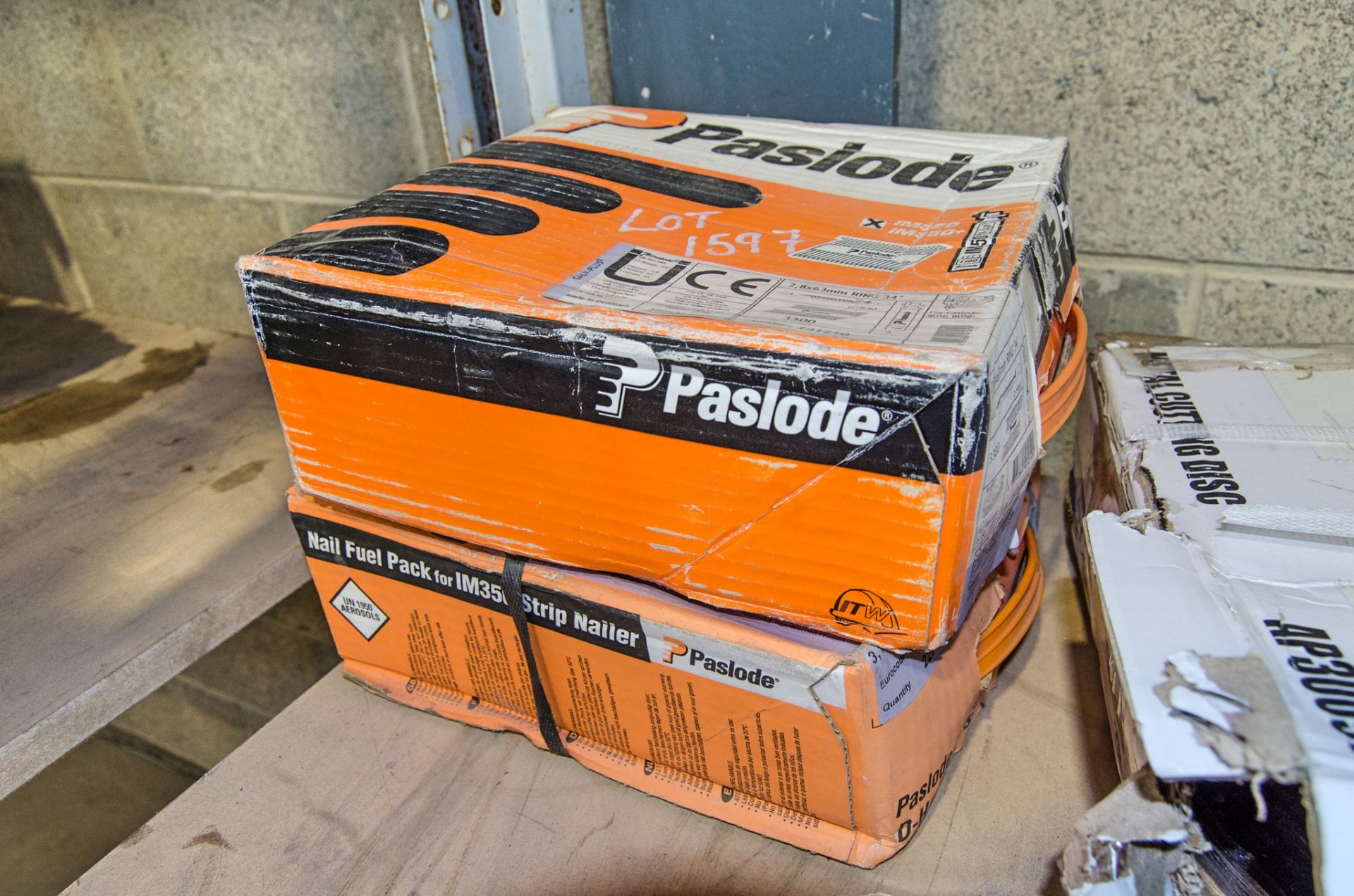 2 - boxes of Paslode IM350 nail fuel packs