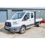 Ford Transit 350 2198cc 6 speed manual crew cab tipper  Registration Number: FP65 DHD Date of