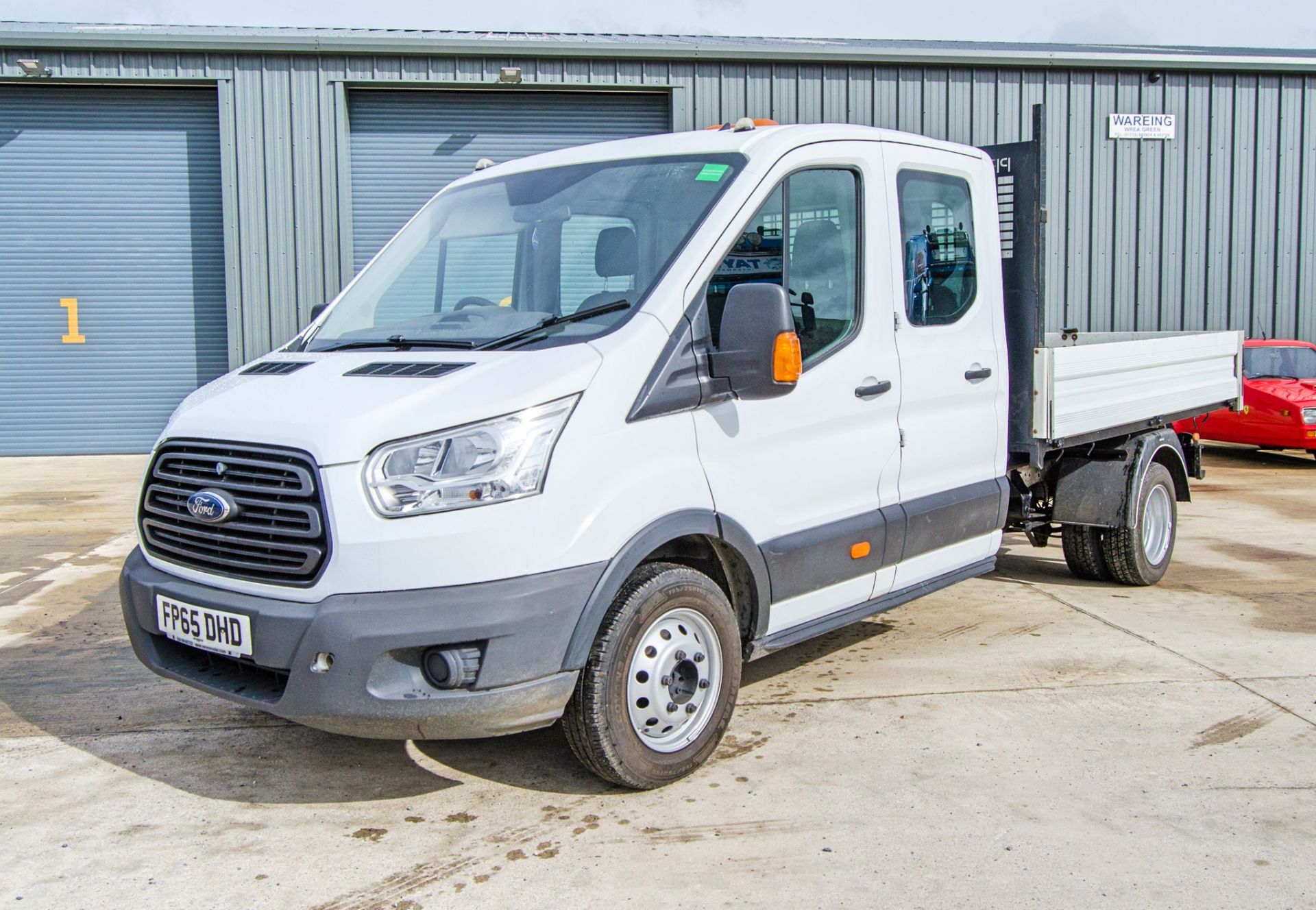 Ford Transit 350 2198cc 6 speed manual crew cab tipper  Registration Number: FP65 DHD Date of