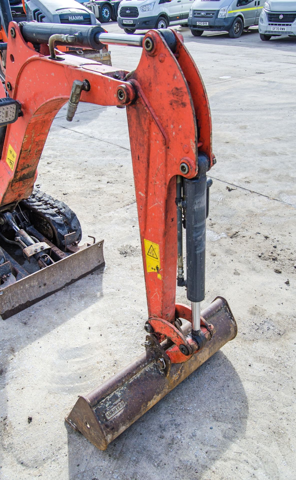 Kubota K008-3 0.8 tonne rubber tracked micro excavator Year:2018 S/N: 31312 Recorded Hours: 916 - Image 15 of 27