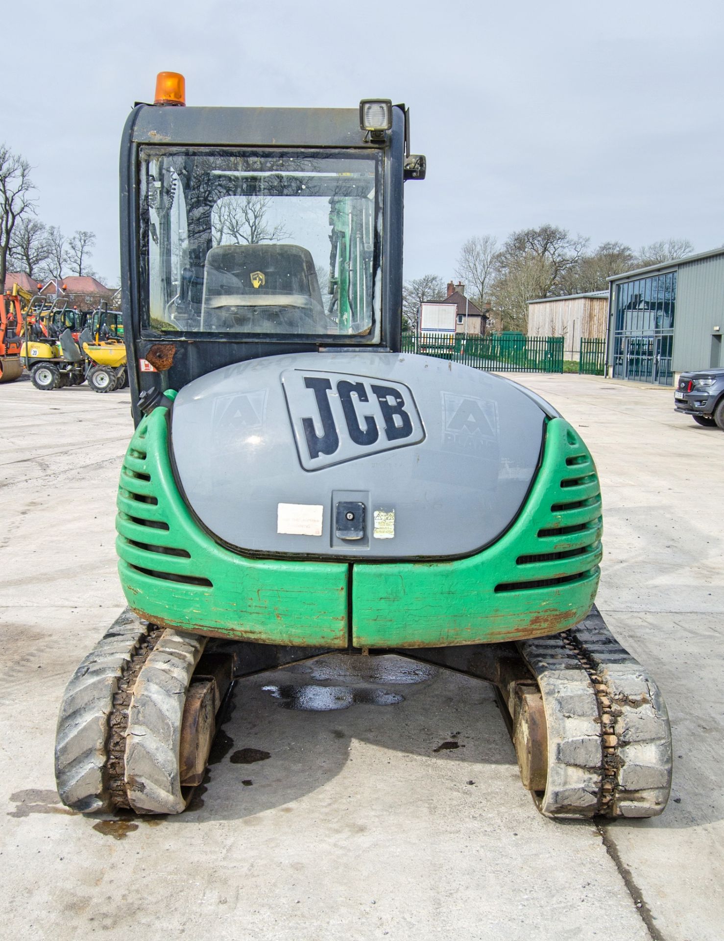 JCB 8052 5 tonne rubber tracked excavator Year: 2006 S/N: 1178225 Recorded Hours: 3203 blade, piped, - Image 6 of 24