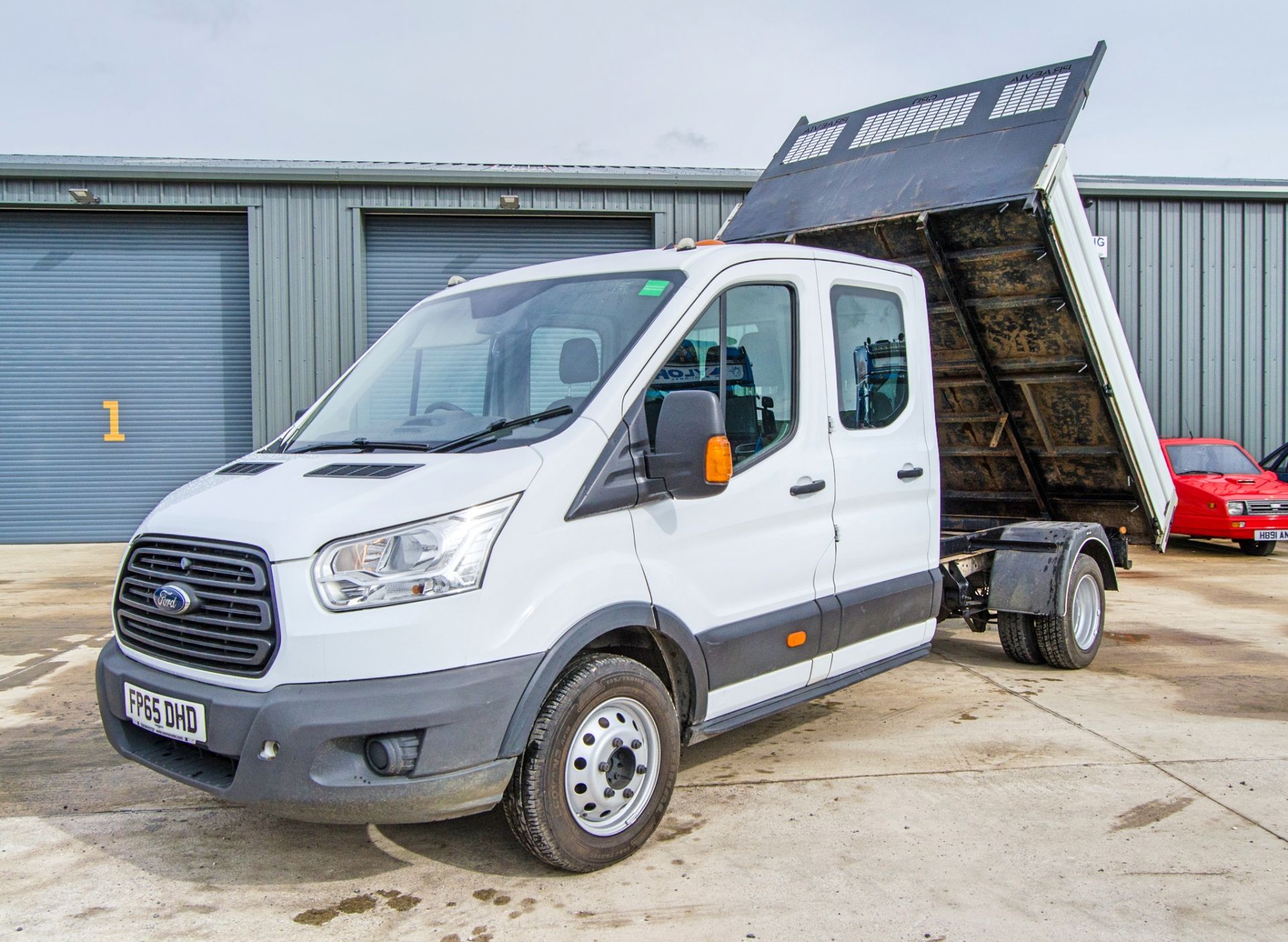Ford Transit 350 2198cc 6 speed manual crew cab tipper  Registration Number: FP65 DHD Date of - Image 13 of 35