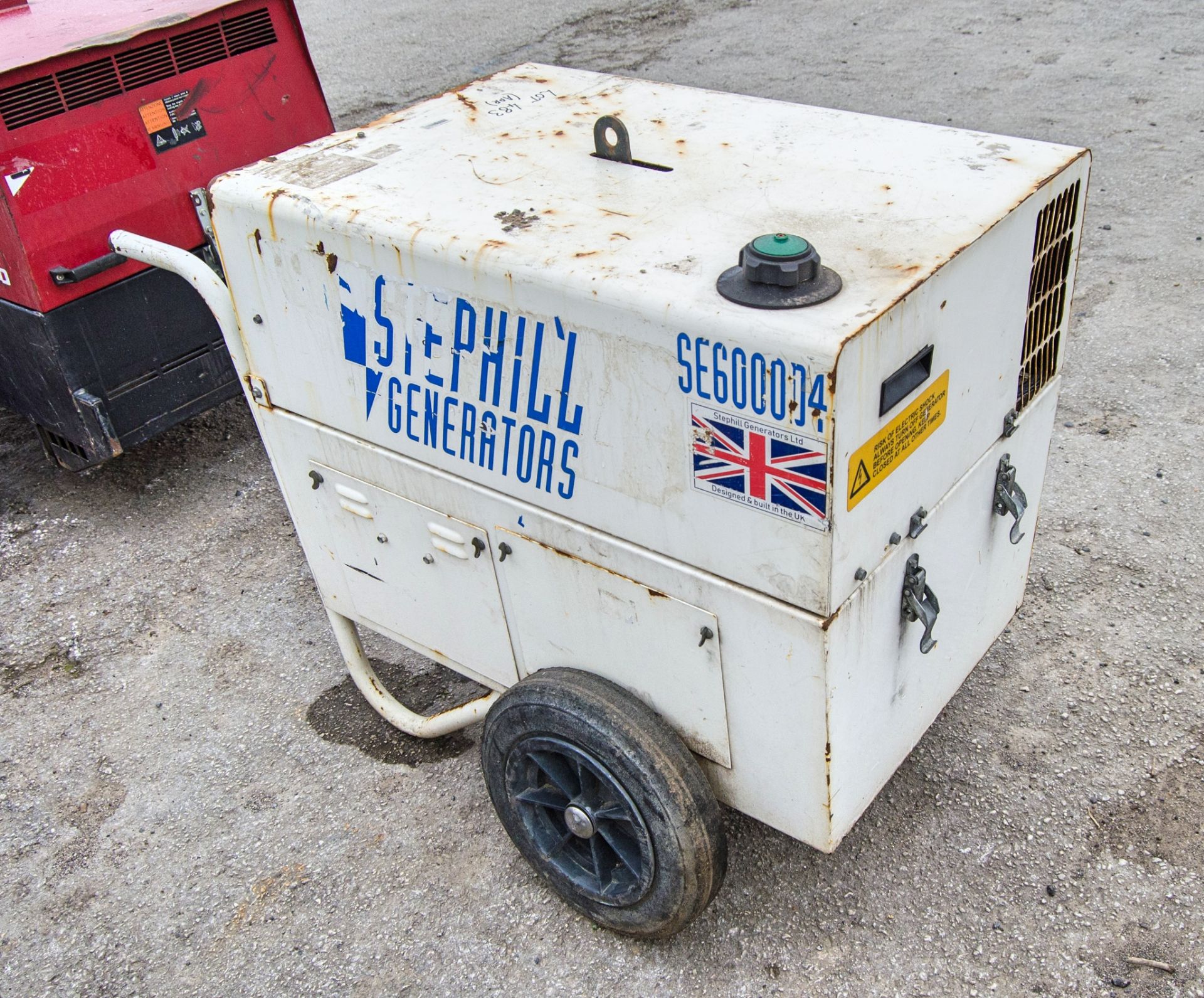 Stephill 6 kva diesel driven generator S/N: 277191 Recorded Hours: 2925 1811STP137 - Bild 2 aus 5