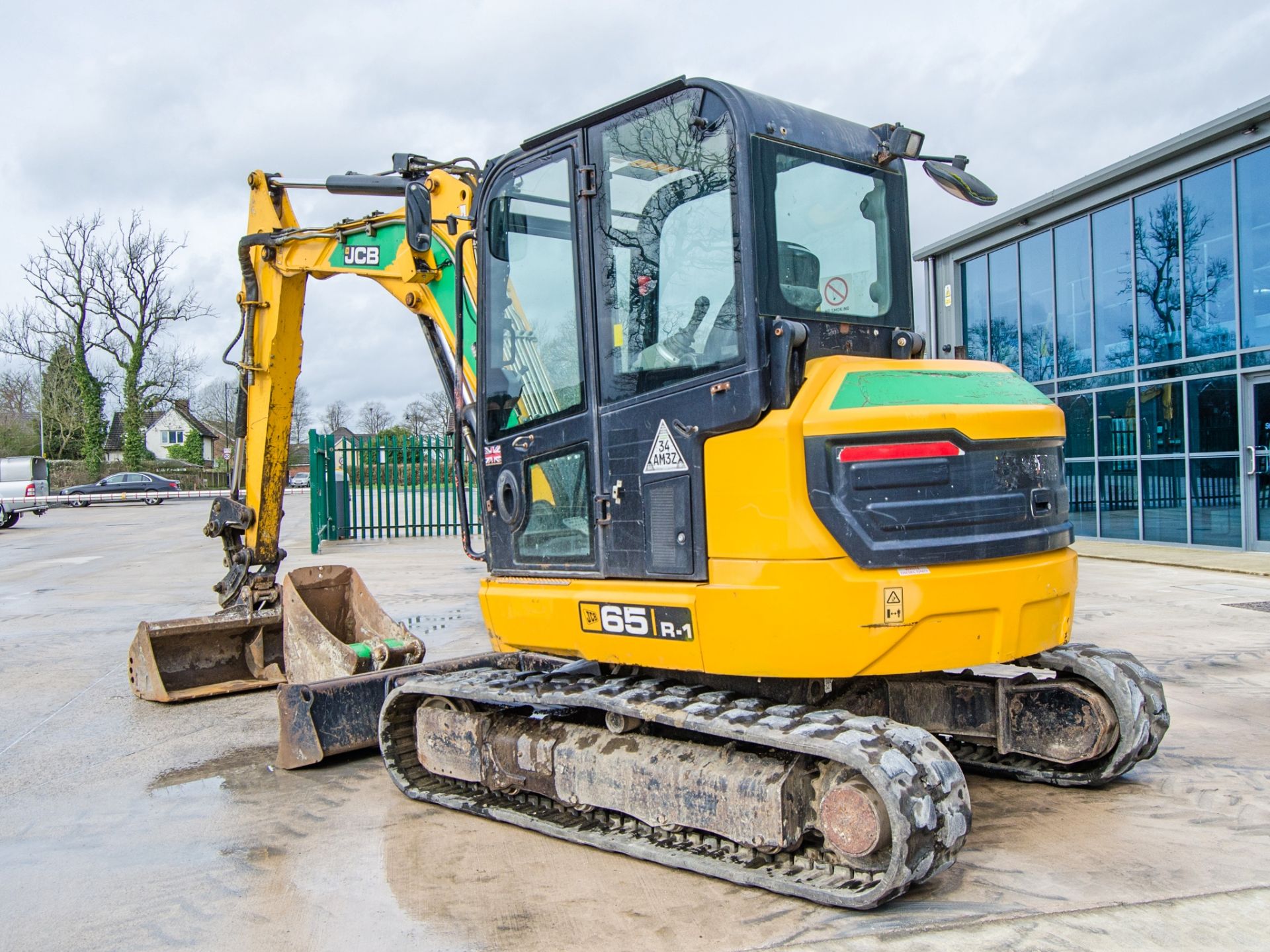 JCB 65 R-1 6.5 tonne rubber tracked excavator Year: 2015 S/N: 1914102 Recorded Hours: 161 (Clock - Image 4 of 26