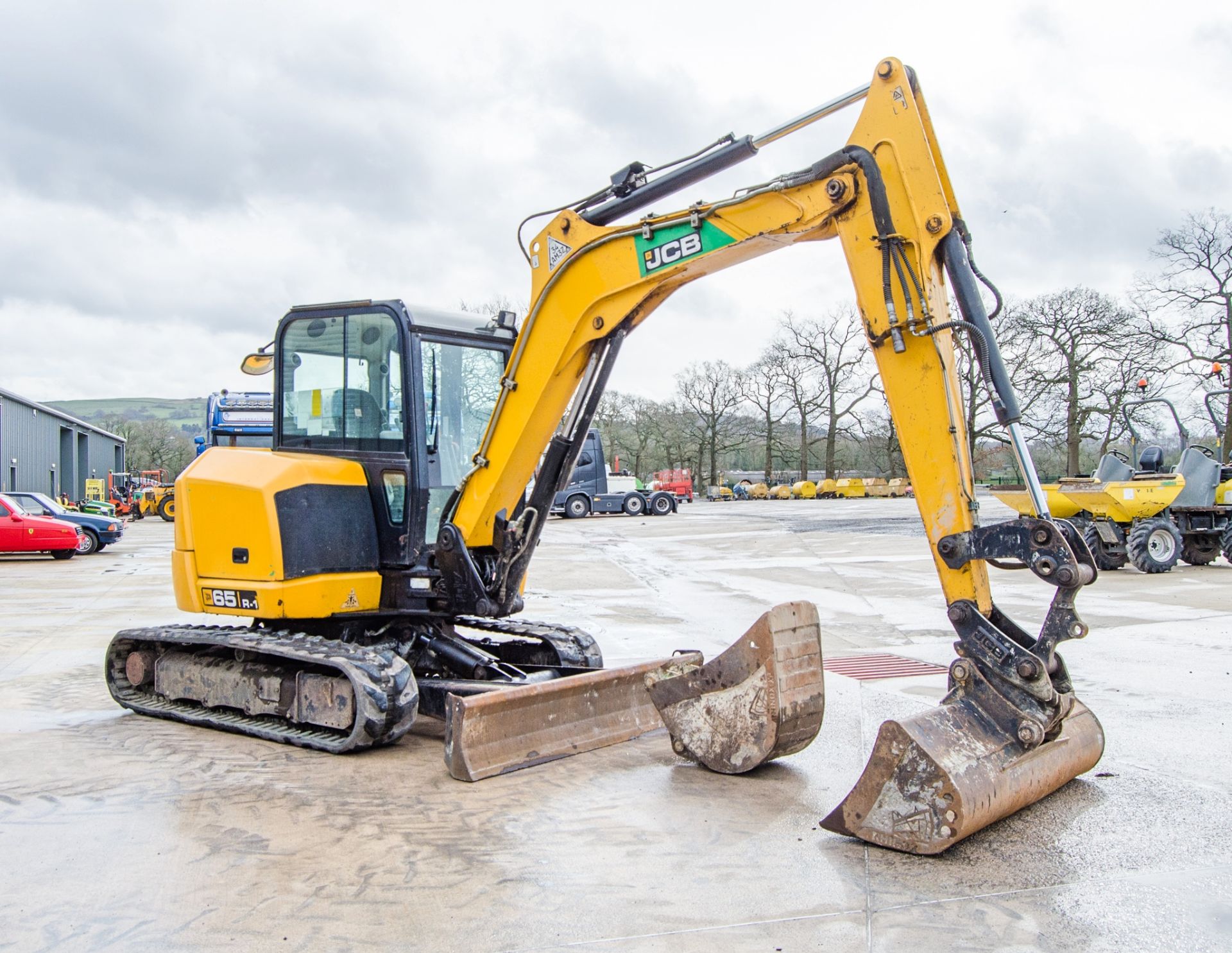 JCB 65 R-1 6.5 tonne rubber tracked excavator Year: 2015 S/N: 1914102 Recorded Hours: 161 (Clock - Image 2 of 26