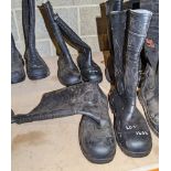 Pair of size 7 Proman steel toe cap wellington boots