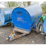 Trailer Engineering 2140 litre site tow bunded fuel bowser c/w manual pump, delivery hose & nozzle