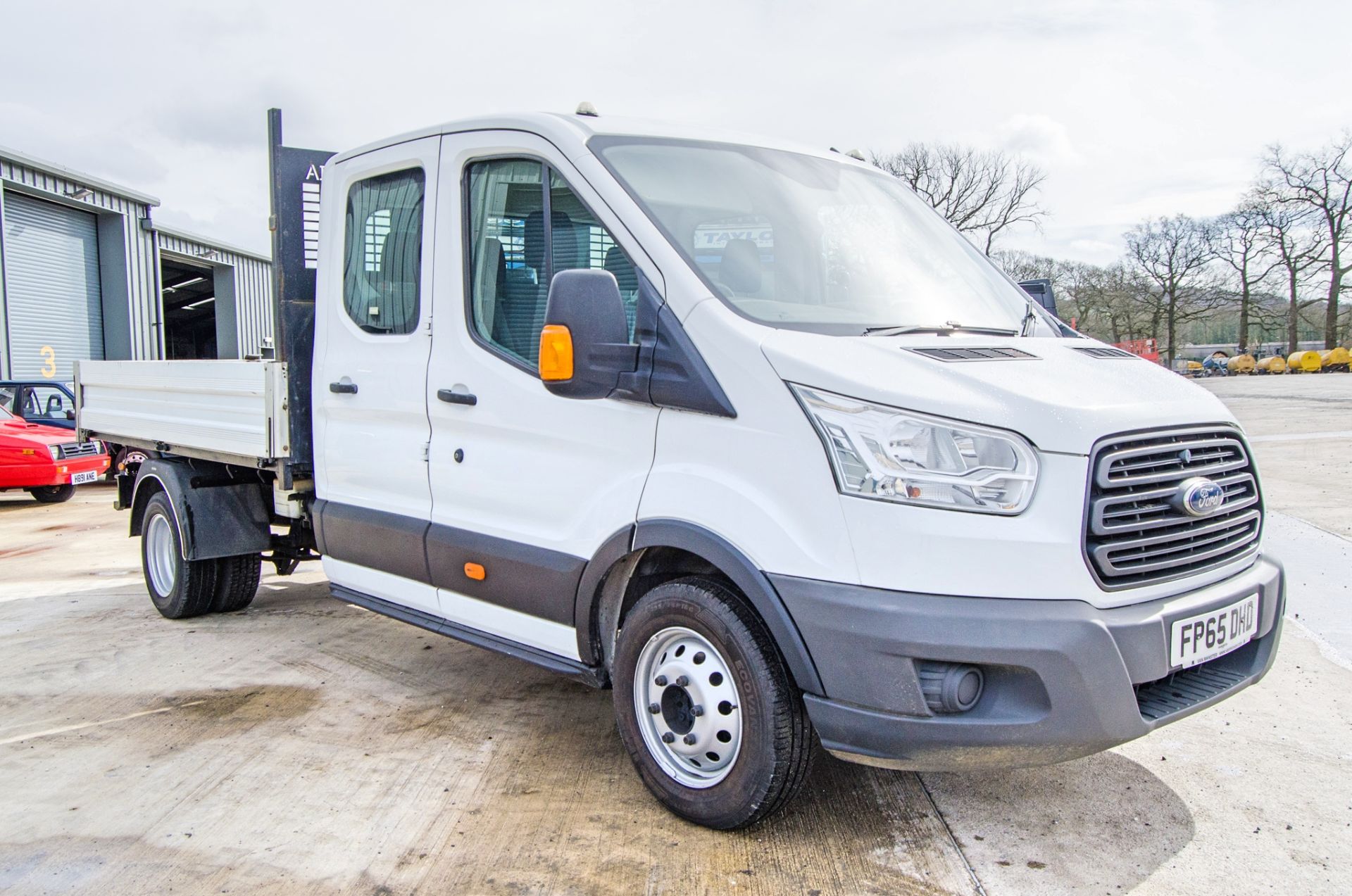 Ford Transit 350 2198cc 6 speed manual crew cab tipper  Registration Number: FP65 DHD Date of - Image 2 of 35