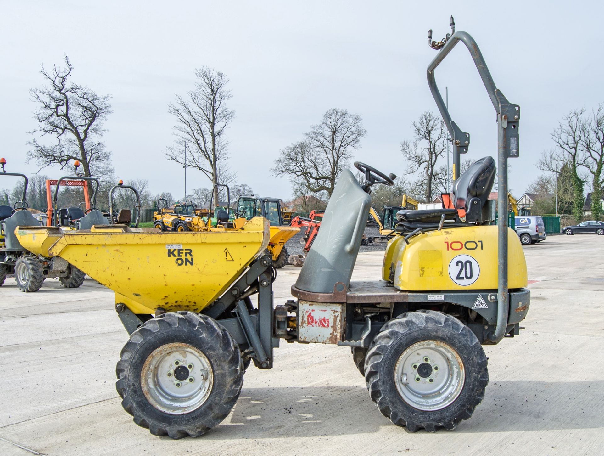 Wacker Neuson 1001 1 tonne hi-tip dumper Year: 2016 S/N: CPAL00691 Recorded Hours: 1238 A742185 - Image 7 of 24