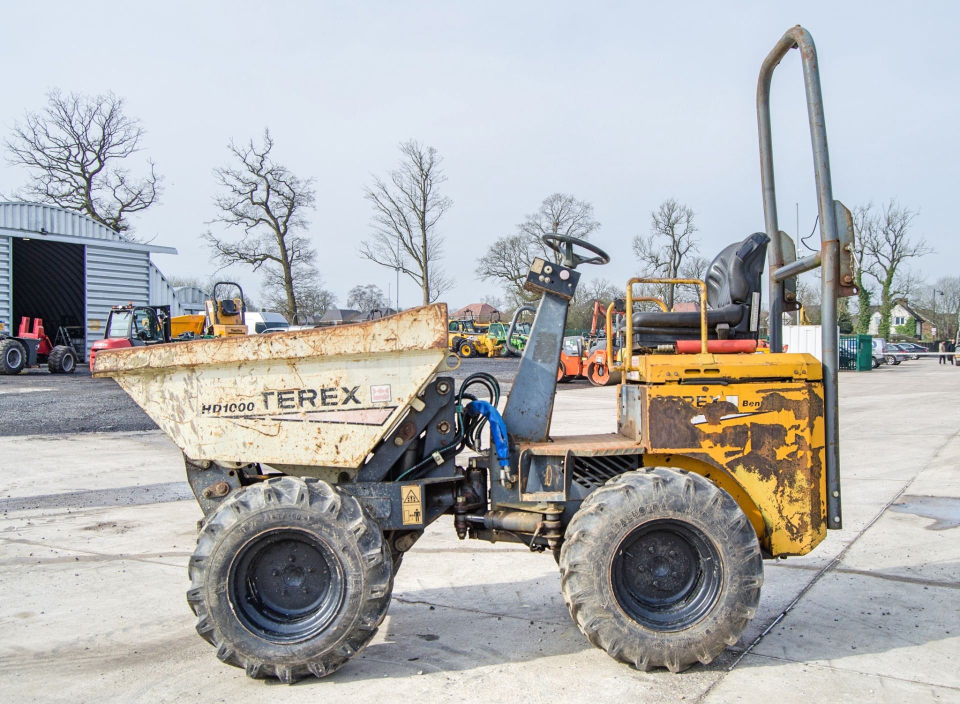 Terex HD1000 1 tonne hi-tip dumper Year: 2004 S/N: E407HM307 Recorded Hours: 3386 - Image 7 of 23