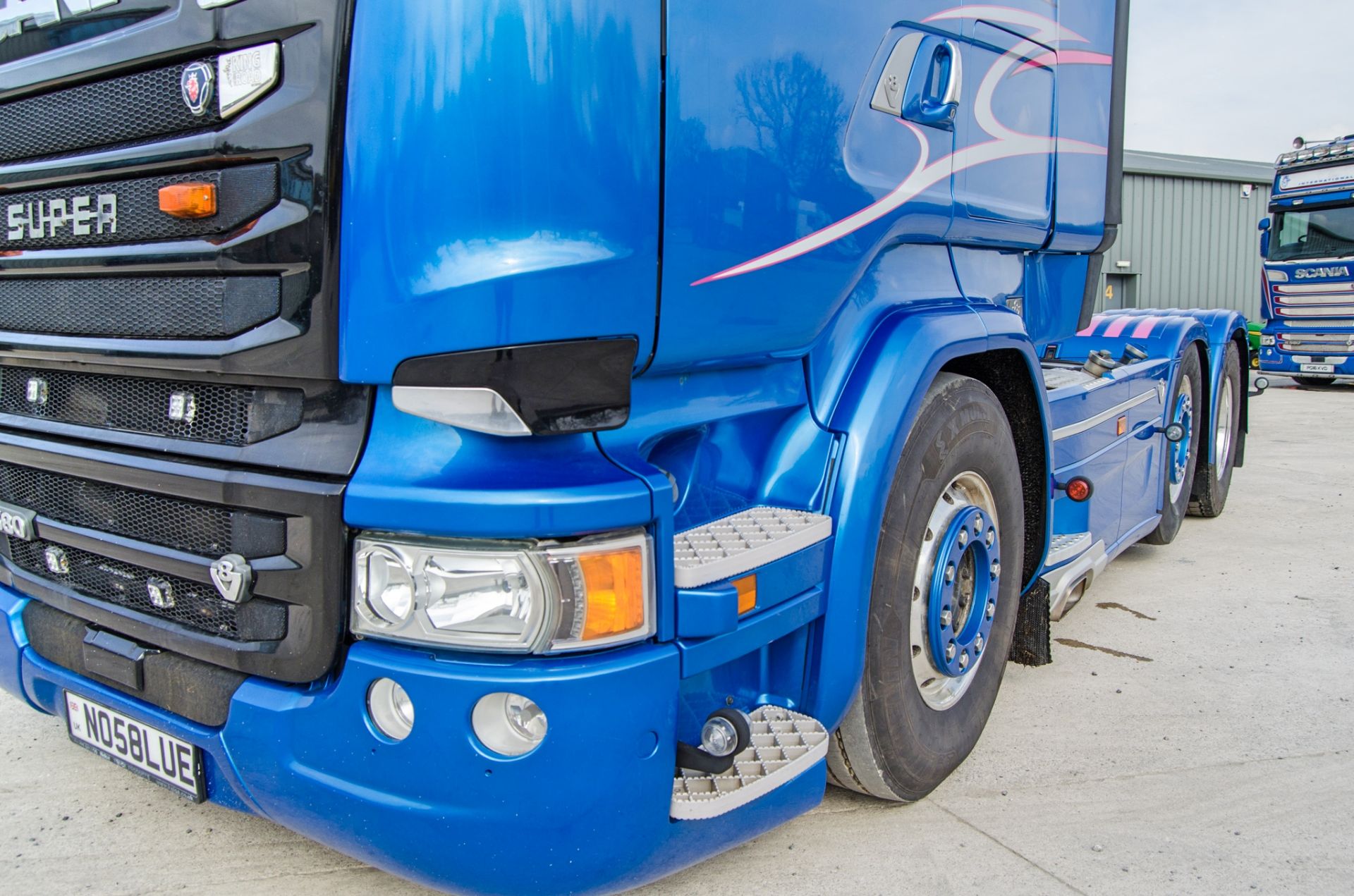 Scania R580 V8 Blue Stream 6x2 tractor unit Registration Number: NO58 LUE  Date of Registration: - Image 9 of 34