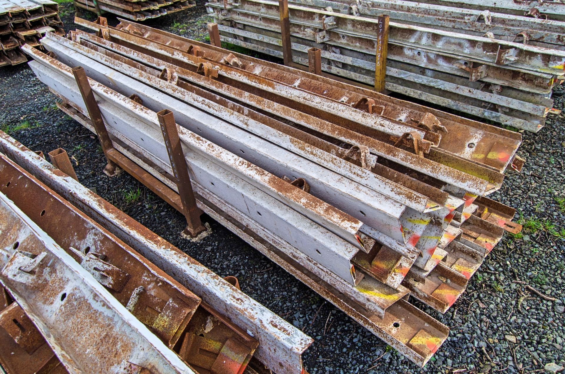 Stillage of 6 inch deep road forms