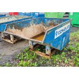 Conquip steel tipping skip A1201704