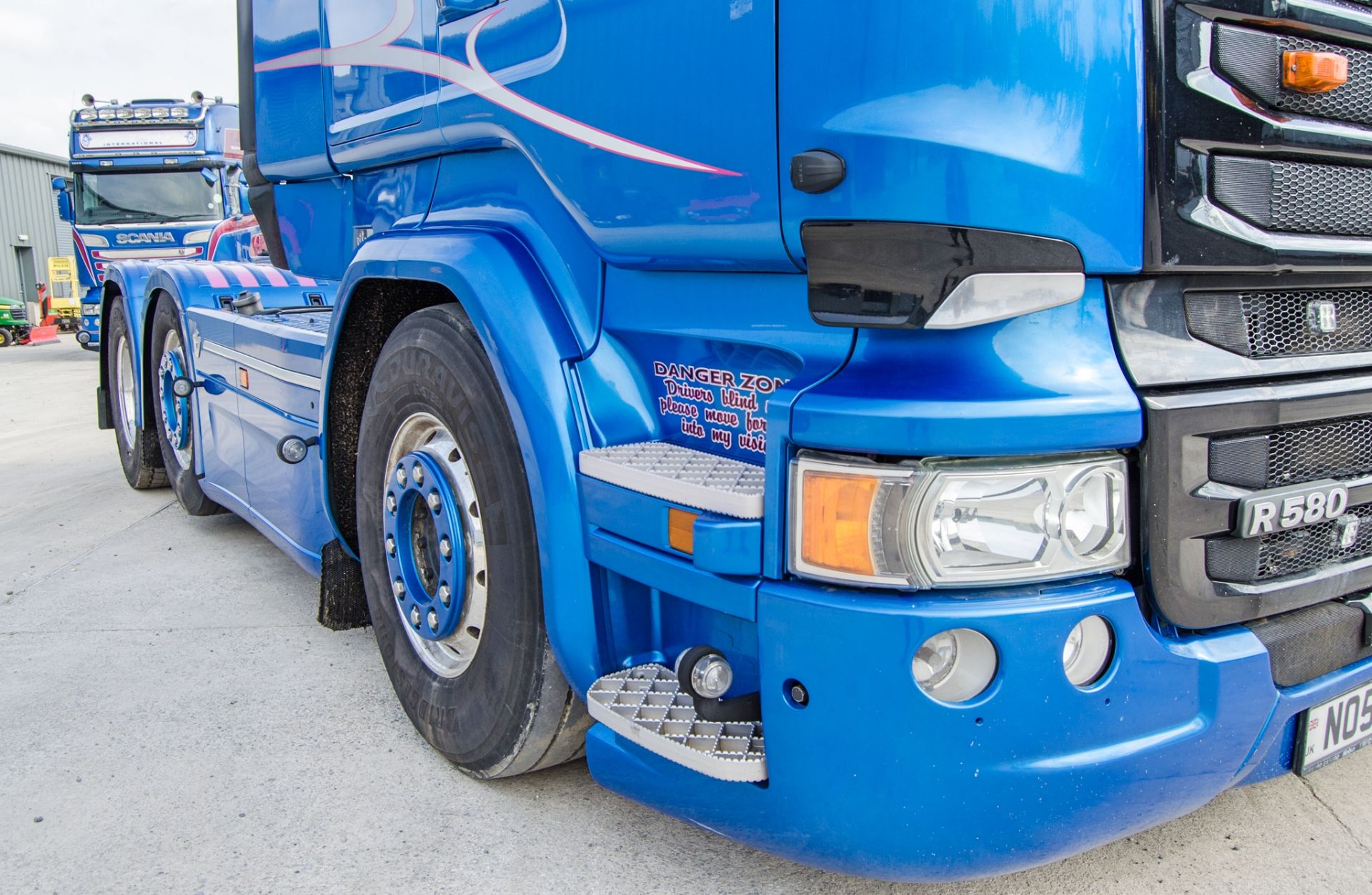 Scania R580 V8 Blue Stream 6x2 tractor unit Registration Number: NO58 LUE  Date of Registration: - Image 10 of 34