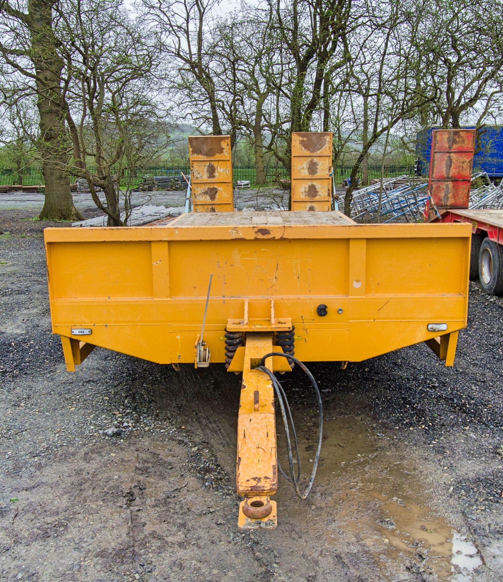 Barford L27 tri-axle low loader trailer Length from headboard to lifting ramps: 25ft Year: 2018 S/N: - Image 5 of 8