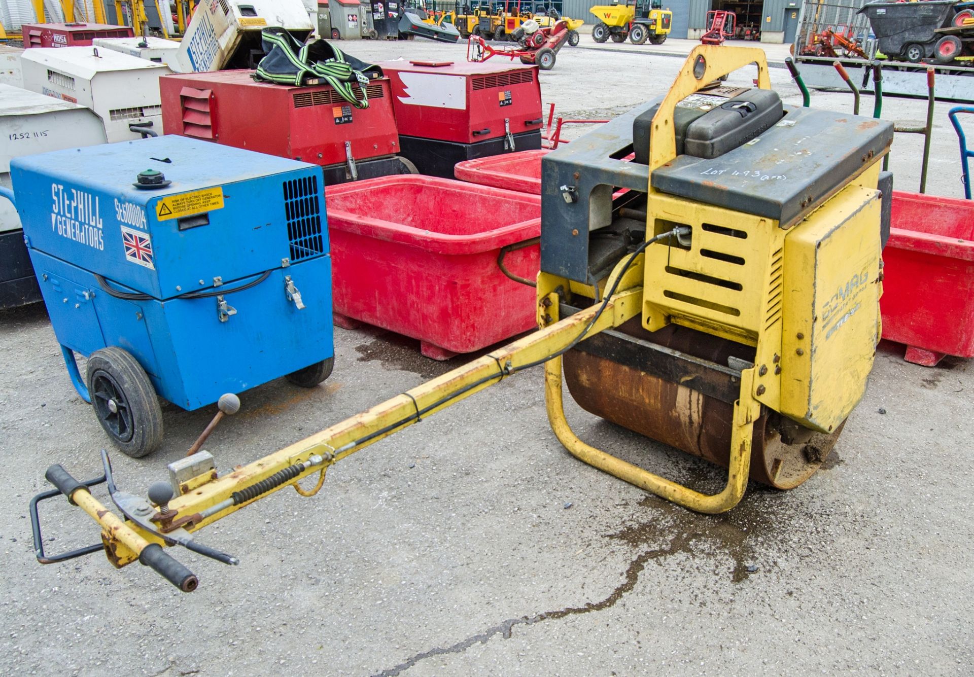 Bomag BW71 E-2 diesel driven single drum pedestrian roller 10490939 - Image 3 of 6