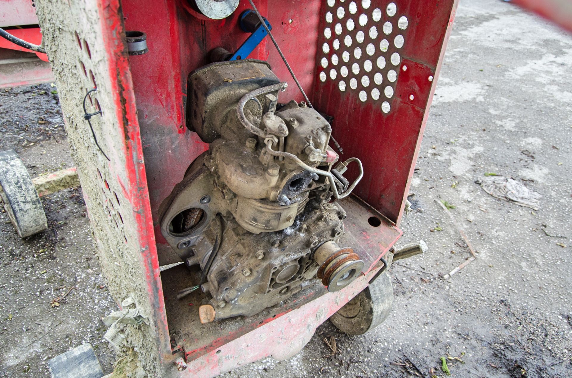 Belle Premier 100XT diesel driven site mixer ** Engine parts & drum missing ** - Image 3 of 3