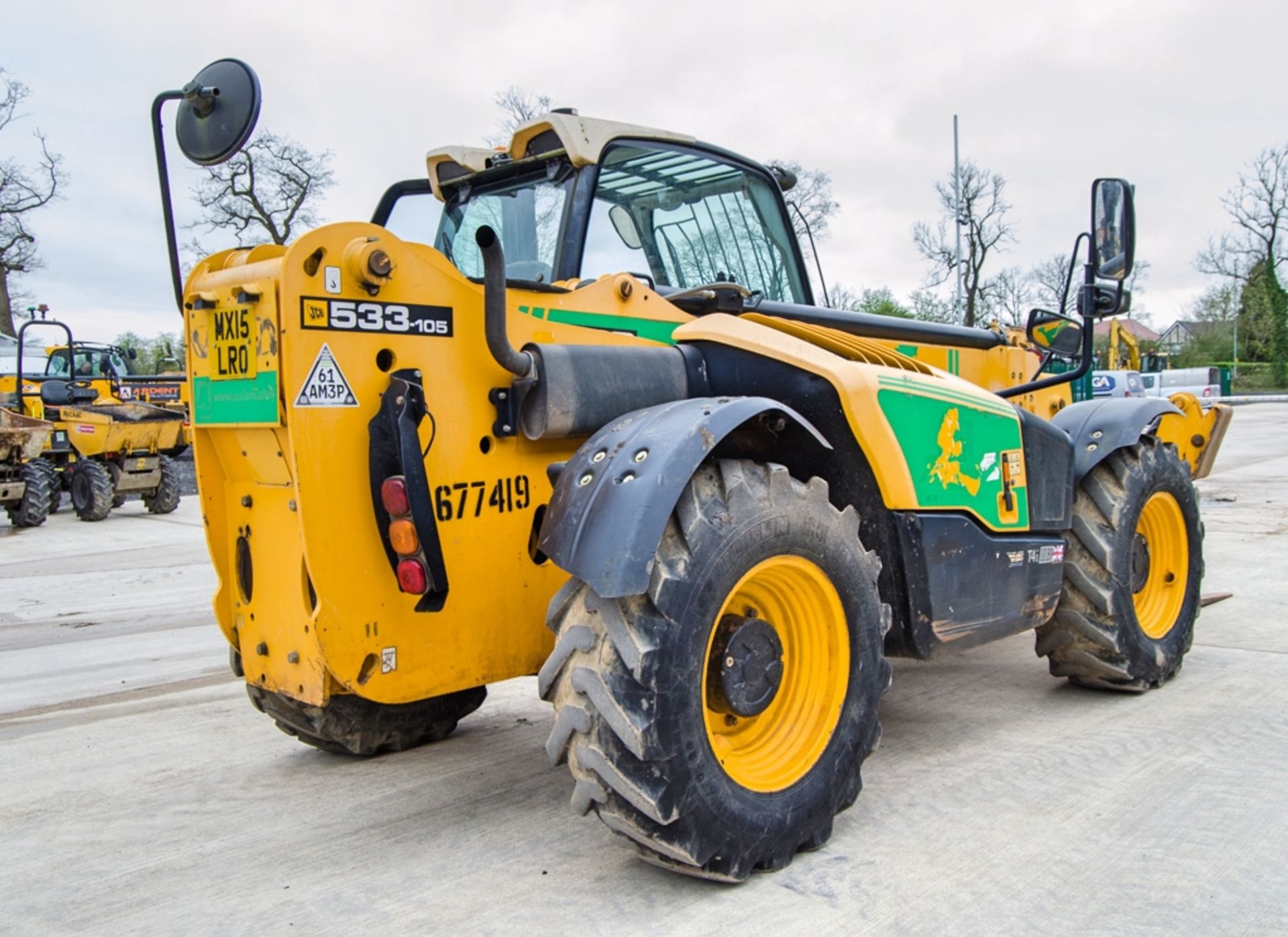 JCB 533-105 T4i IIIB 10.5 metre telescopic handler Year: 2015 S/N: 2349343 Recorded Hours: 3034 c/ - Bild 3 aus 24