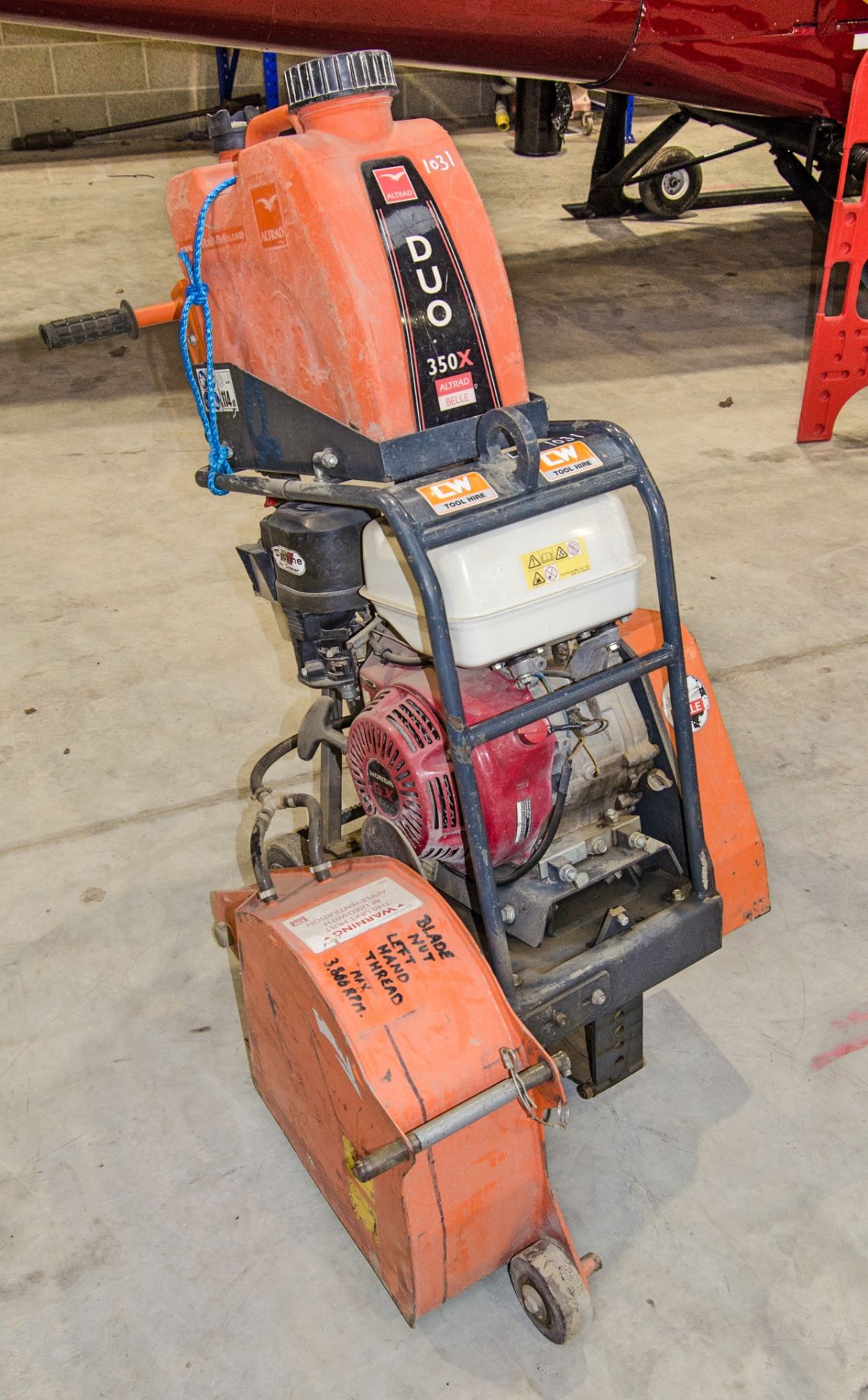 Belle Duo 350X petrol driven road saw 99800