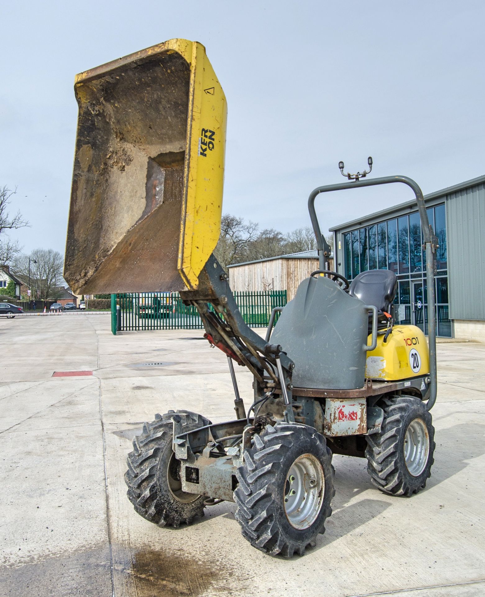 Wacker Neuson 1001 1 tonne hi-tip dumper Year: 2016 S/N: CPAL00691 Recorded Hours: 1238 A742185 - Image 9 of 24