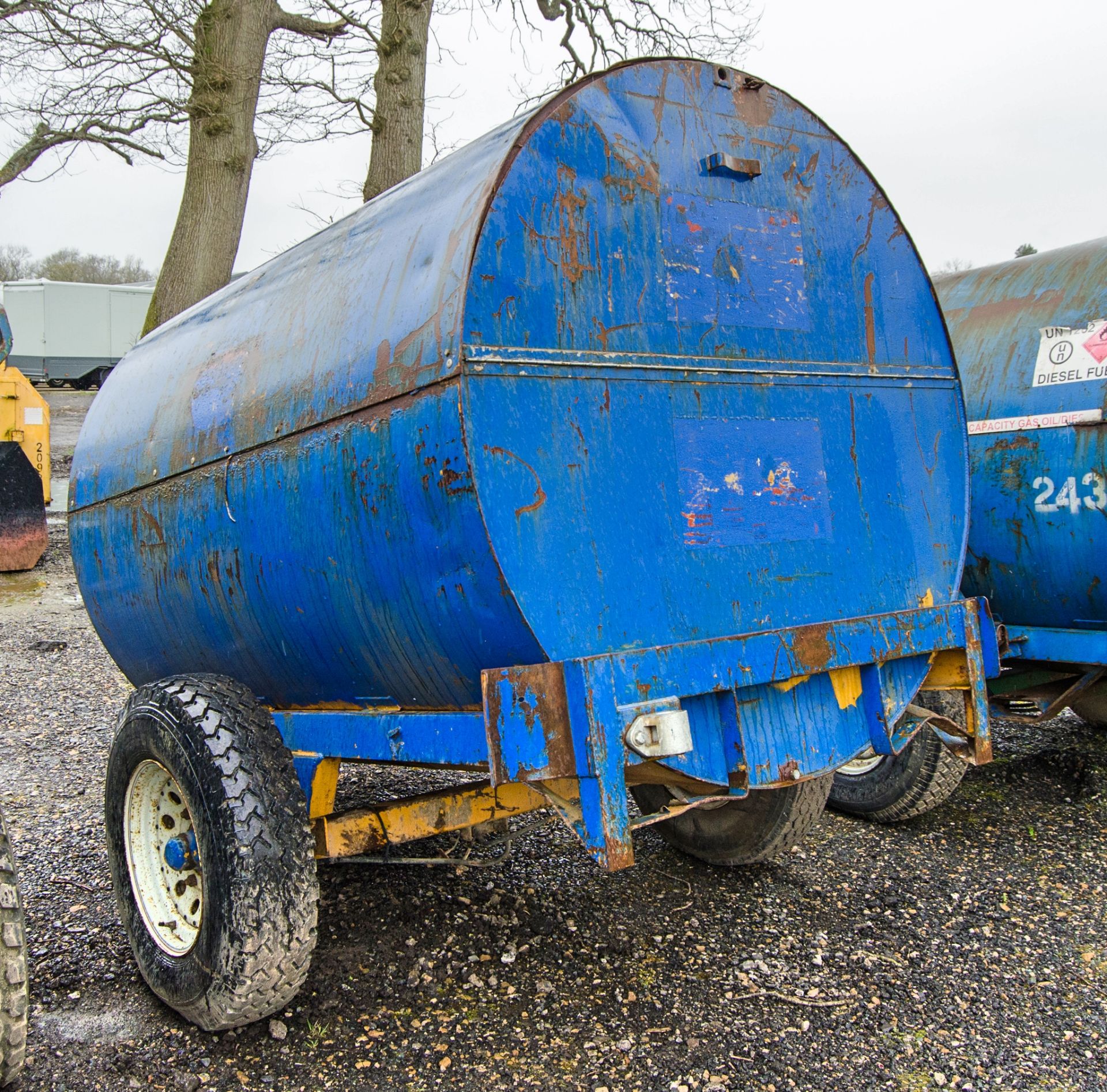 Trailer Engineering 2140 litre site tow bunded fuel bowser c/w manual pump, delivery hose & nozzle - Bild 4 aus 7