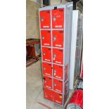 Battery Bank 10 compartment charging locker ** 7 keys snapped ** 16112454