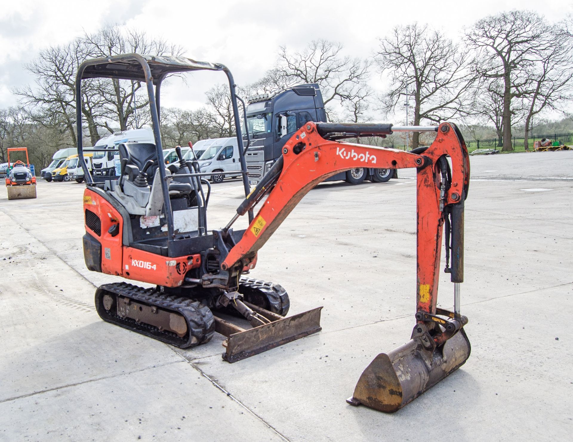 Kubota KX016-4 1.6 tonne rubber tracked mini excavator Year: 2016 S/N: 60063 Recorded Hours: 2880 - Bild 2 aus 27